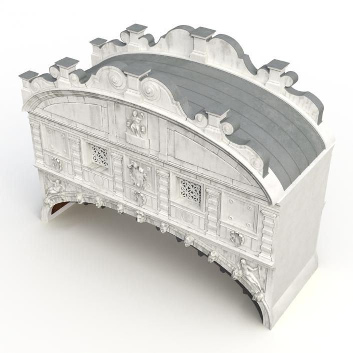 3D model Bridge of Sighs in Venice