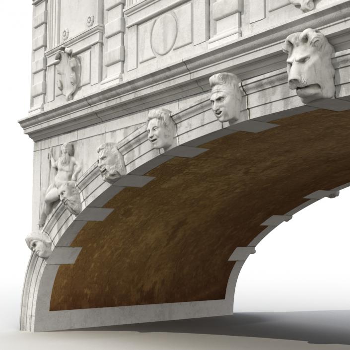 3D model Bridge of Sighs in Venice