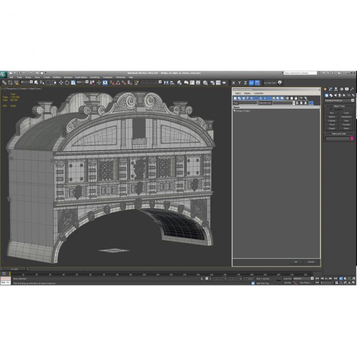 3D model Bridge of Sighs in Venice