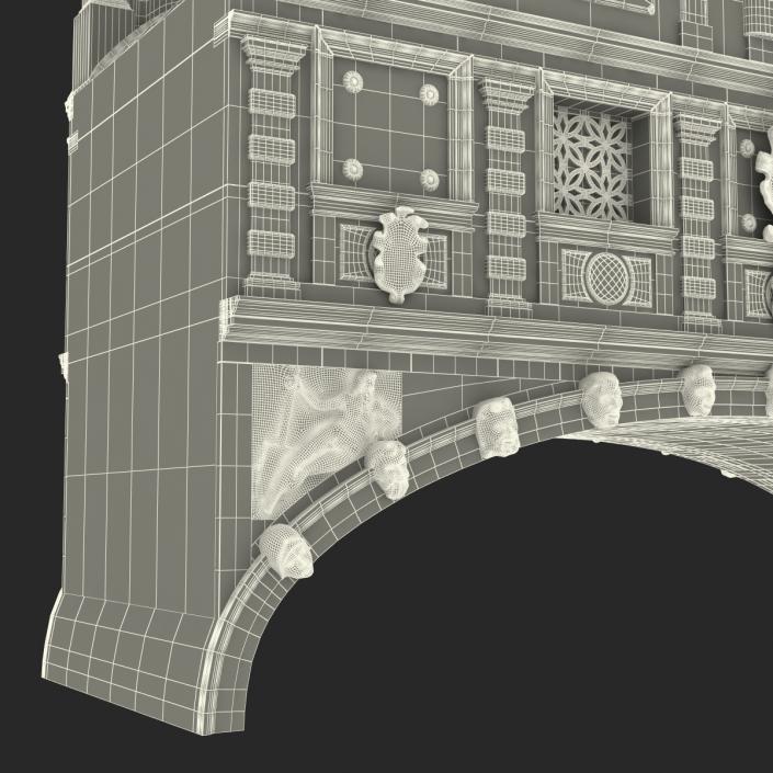 3D model Bridge of Sighs in Venice