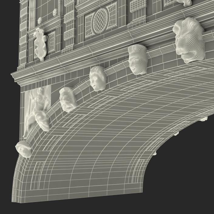 3D model Bridge of Sighs in Venice