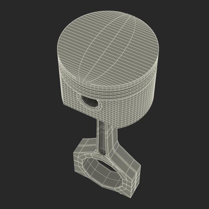 3D Engine Piston model