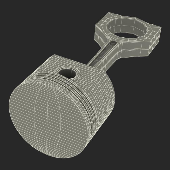 3D Engine Piston model