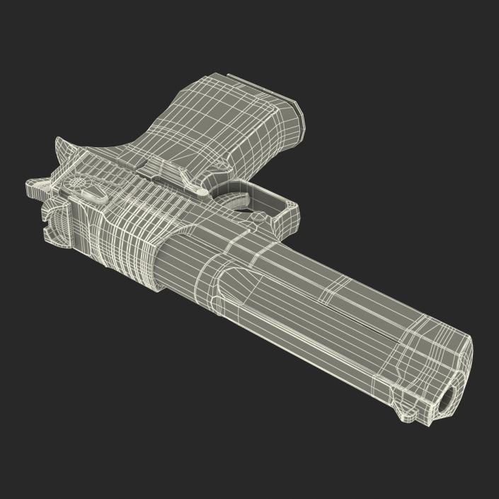 3D Pistol IMI Desert Eagle model