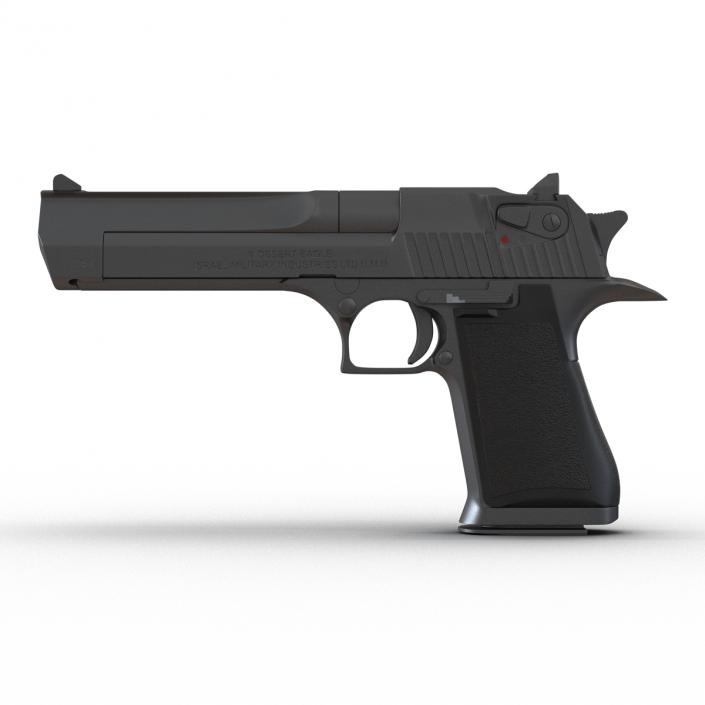 Pistol IMI Desert Eagle Black 3D model