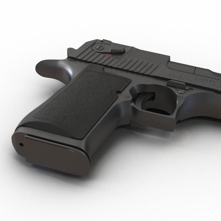 Pistol IMI Desert Eagle Black 3D model