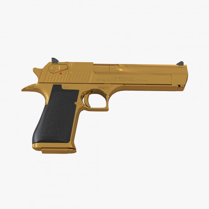 3D model Pistol IMI Desert Eagle Golden