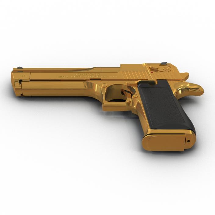 3D model Pistol IMI Desert Eagle Golden