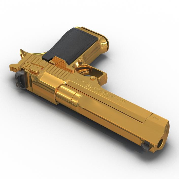 3D model Pistol IMI Desert Eagle Golden