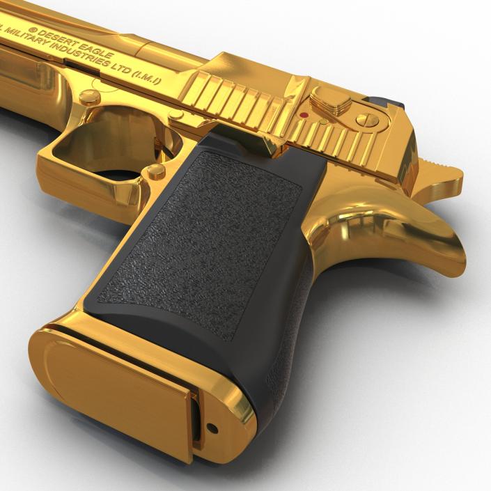 3D model Pistol IMI Desert Eagle Golden