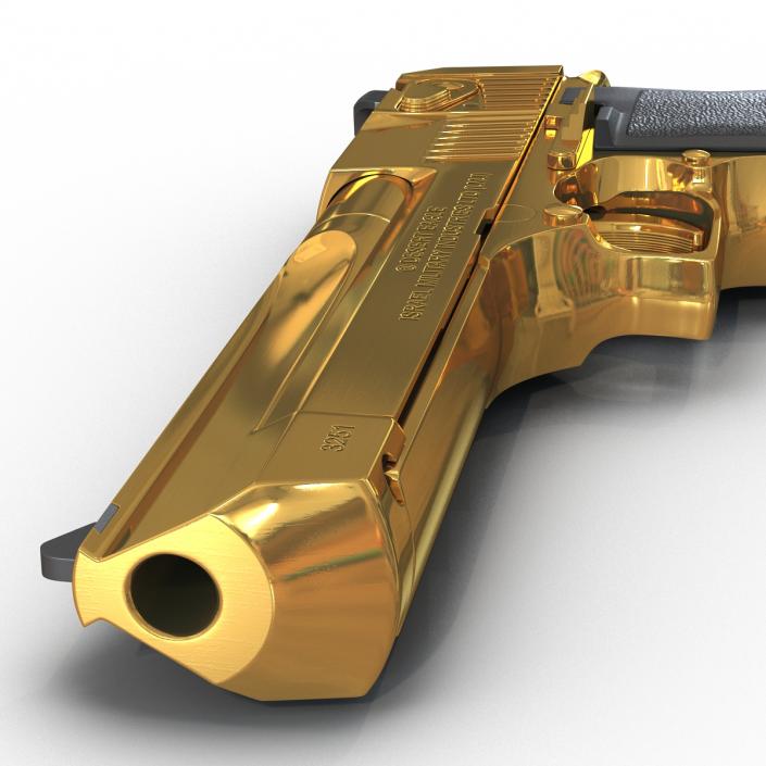 3D model Pistol IMI Desert Eagle Golden