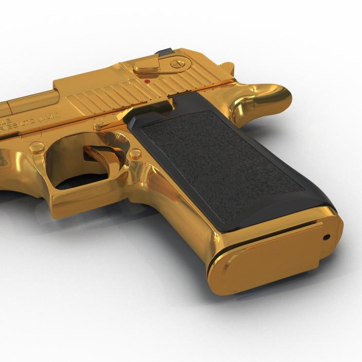 3D model Pistol IMI Desert Eagle Golden