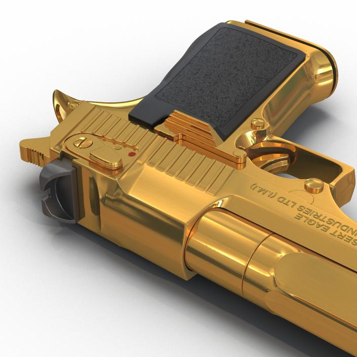 3D model Pistol IMI Desert Eagle Golden