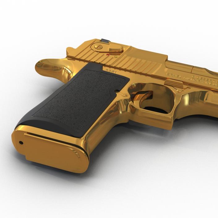 3D model Pistol IMI Desert Eagle Golden