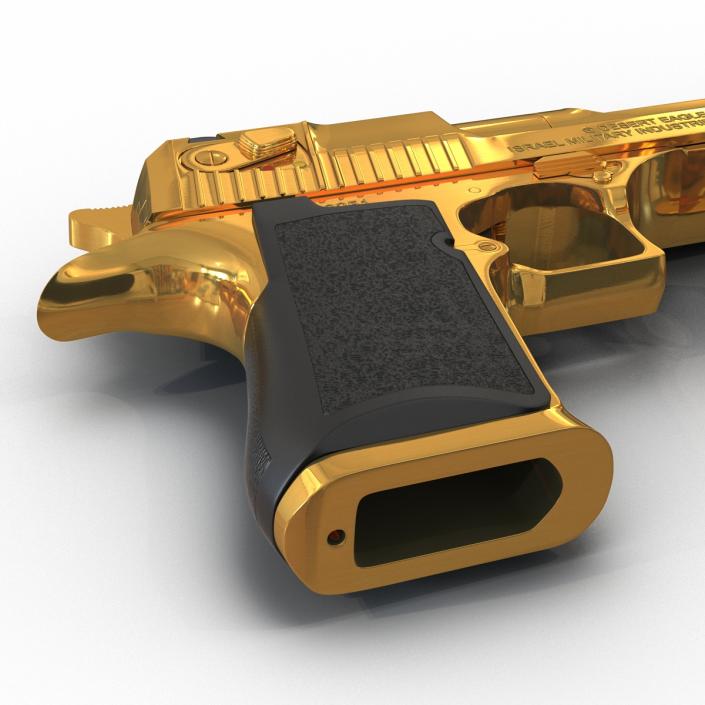 3D model Pistol IMI Desert Eagle Golden