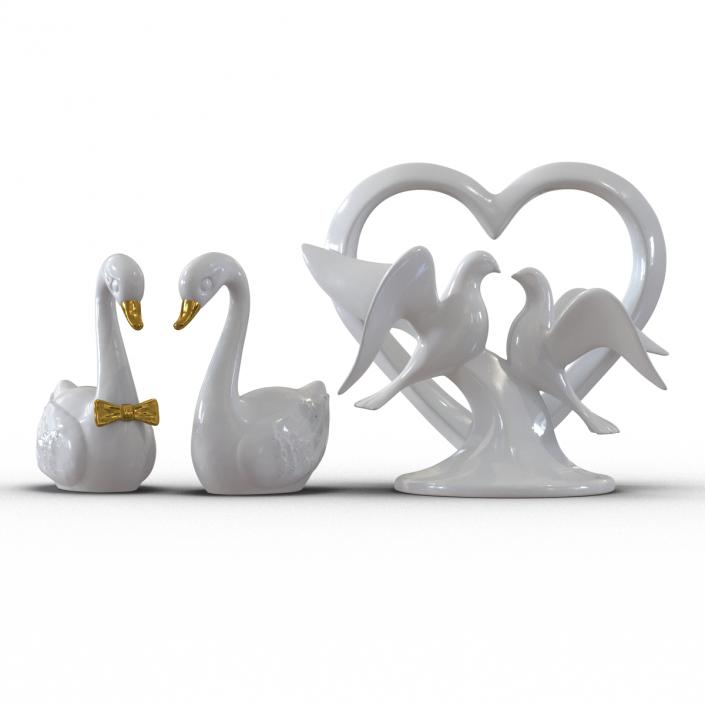 3D Wedding Cake Toppers Collection