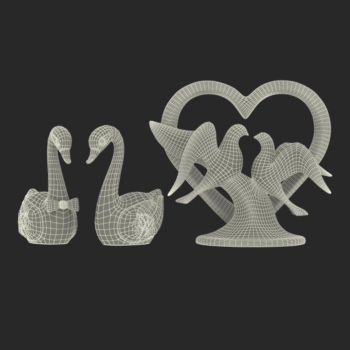 3D Wedding Cake Toppers Collection