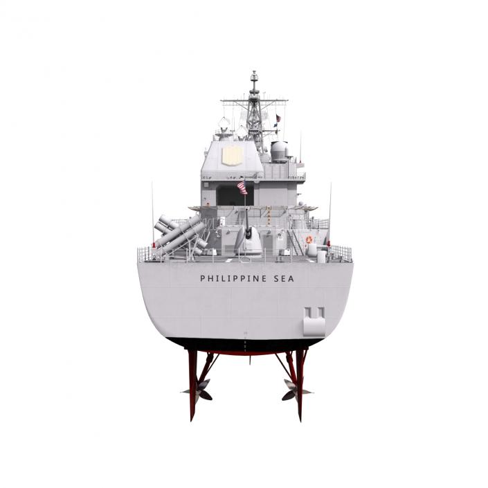 3D Ticonderoga Class Cruiser Philippine Sea CG-58