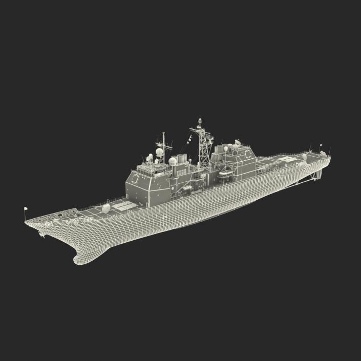 3D Ticonderoga Class Cruiser Philippine Sea CG-58