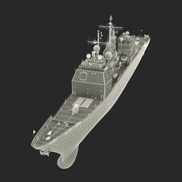 3D Ticonderoga Class Cruiser Philippine Sea CG-58