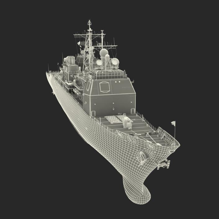 3D Ticonderoga Class Cruiser Philippine Sea CG-58