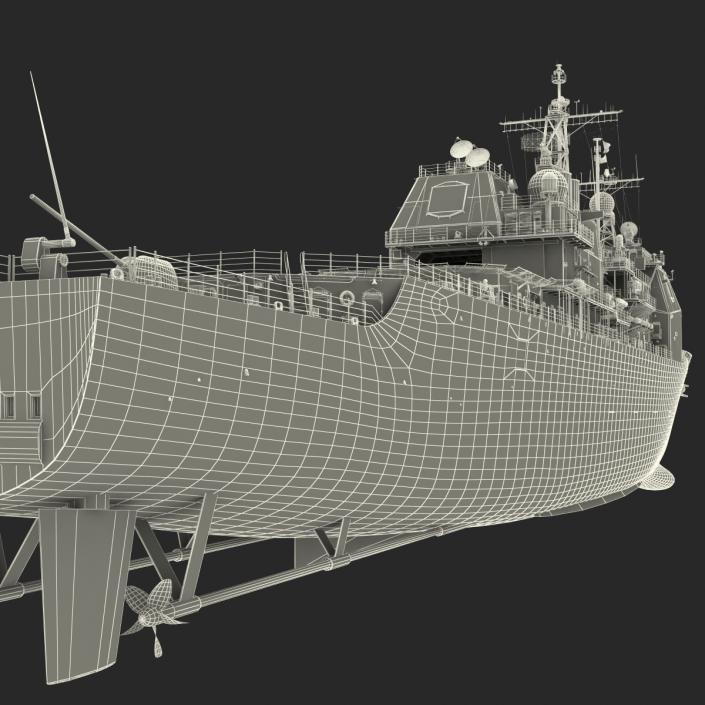 3D Ticonderoga Class Cruiser Philippine Sea CG-58