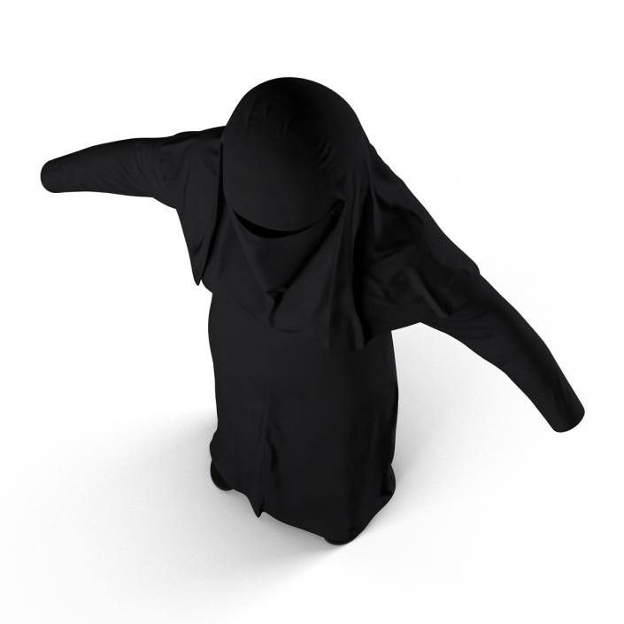 3D model Traditional Arab Ladies Dress Abaya