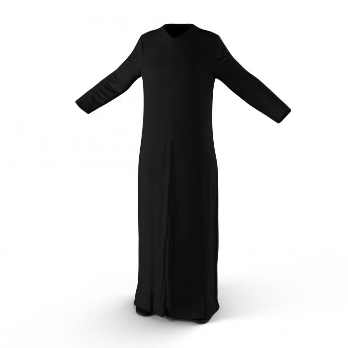 Traditional Arab Ladies Dress Abaya 2 3D