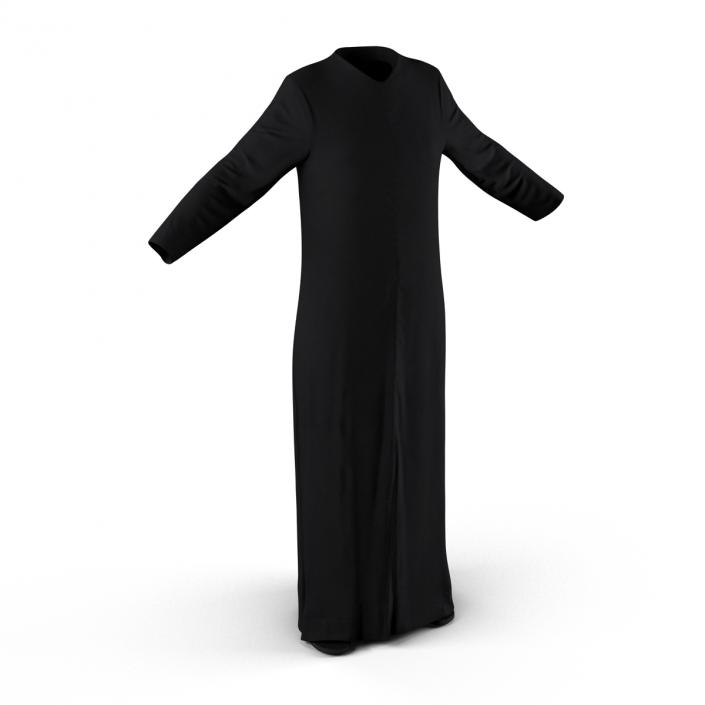 Traditional Arab Ladies Dress Abaya 2 3D