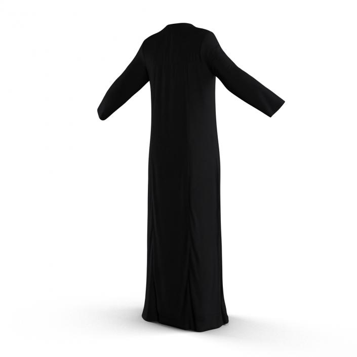 Traditional Arab Ladies Dress Abaya 2 3D