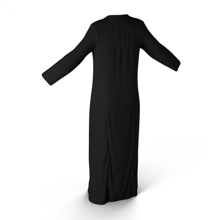 Traditional Arab Ladies Dress Abaya 2 3D