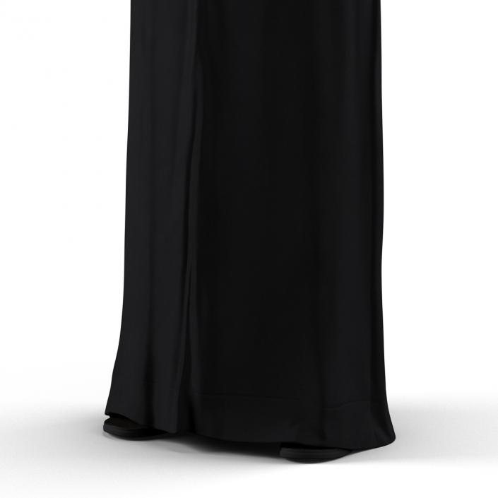 Traditional Arab Ladies Dress Abaya 2 3D