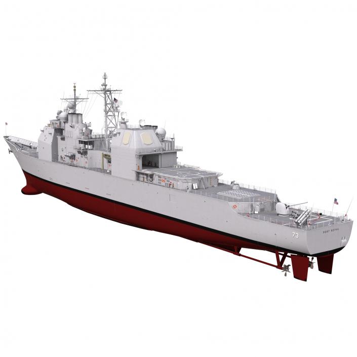 Ticonderoga Class Cruiser Port Royal CG-73 3D