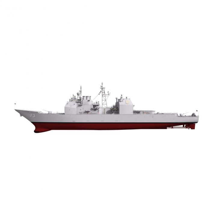 Ticonderoga Class Cruiser Port Royal CG-73 3D