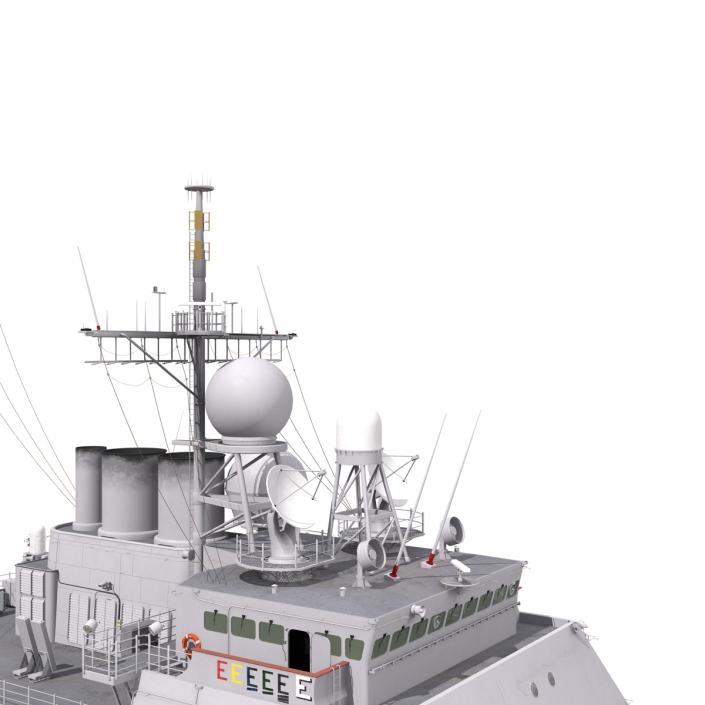 Ticonderoga Class Cruiser Port Royal CG-73 3D