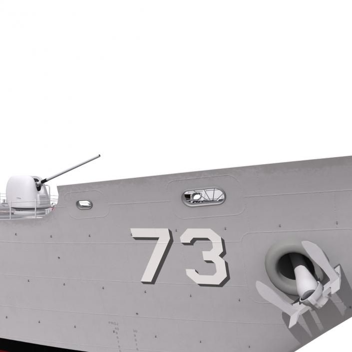 Ticonderoga Class Cruiser Port Royal CG-73 3D