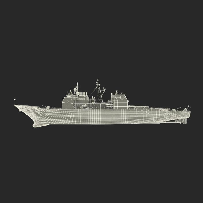 Ticonderoga Class Cruiser Port Royal CG-73 3D