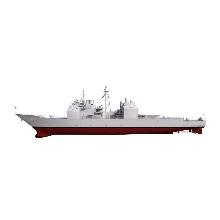 3D Ticonderoga Class Cruiser Princeton CG-59