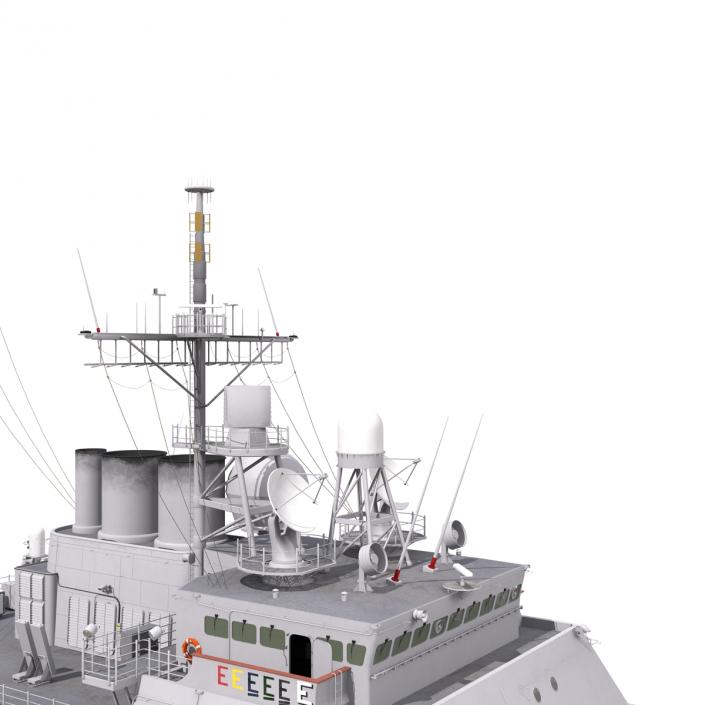 3D Ticonderoga Class Cruiser Princeton CG-59