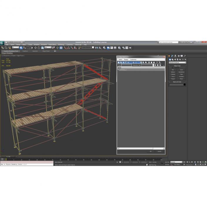 3D Scaffolding 2 model