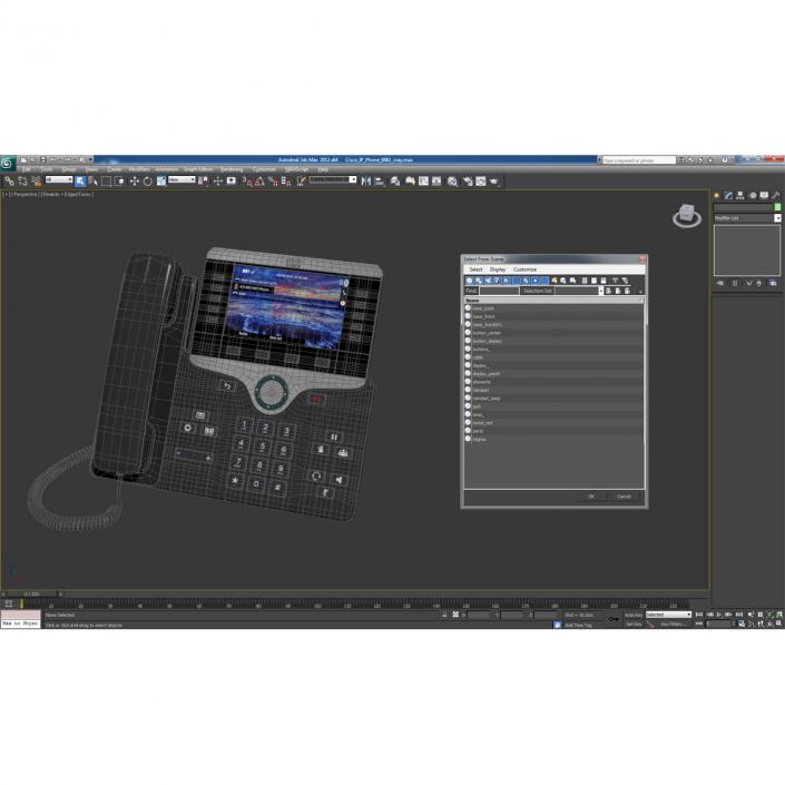 Cisco IP Phone 8861 3D model