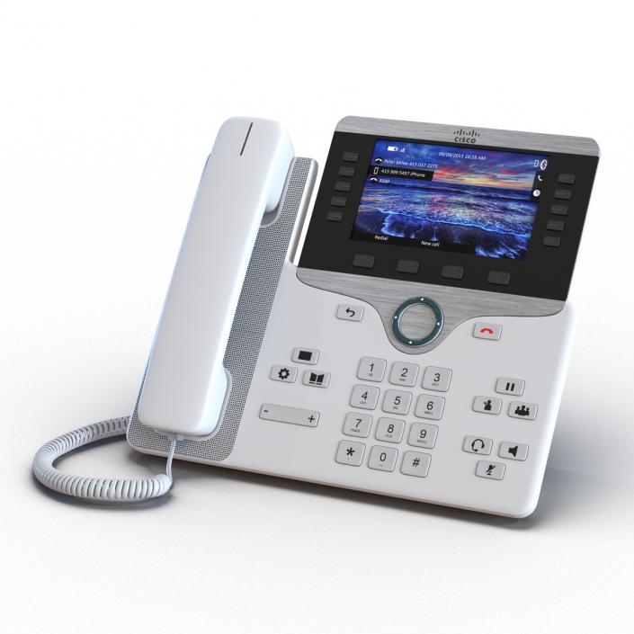 3D model Cisco IP Phone 8861 White