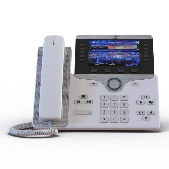 3D model Cisco IP Phone 8861 White