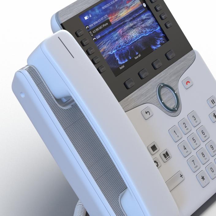 3D model Cisco IP Phone 8861 White