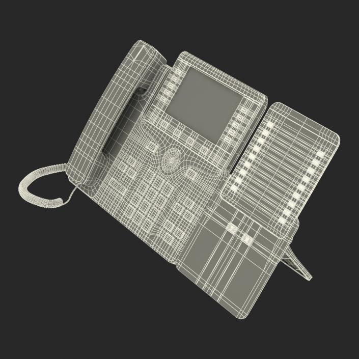 3D model Cisco IP Phone 8861 and Expansion Module