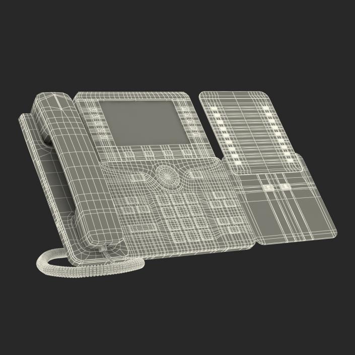 3D model Cisco IP Phone 8861 and Expansion Module