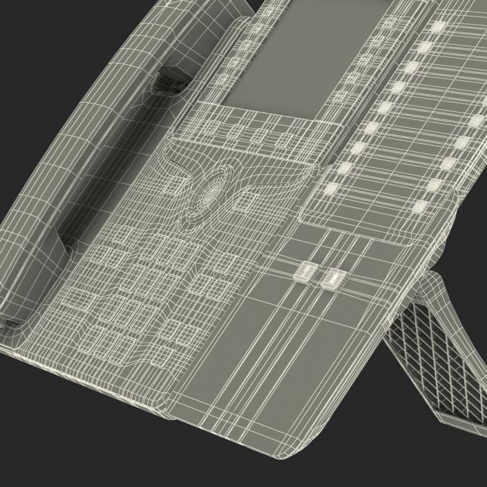 3D model Cisco IP Phone 8861 and Expansion Module