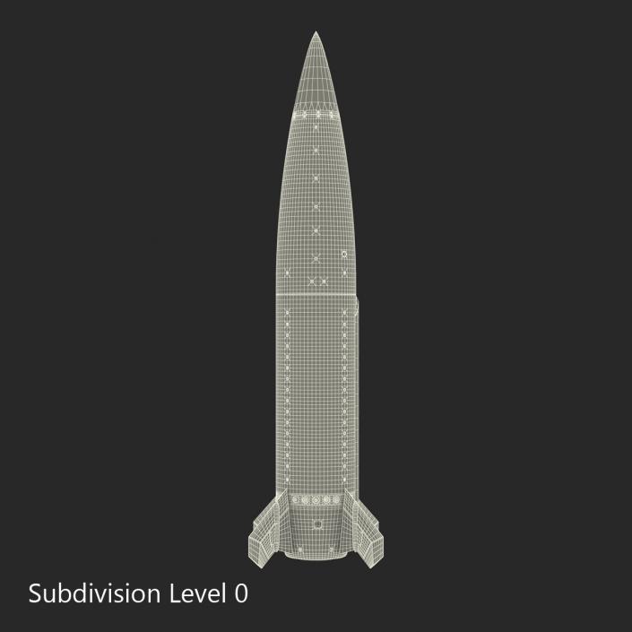 3D model Lockheed Martin MGM-140 ATACMS