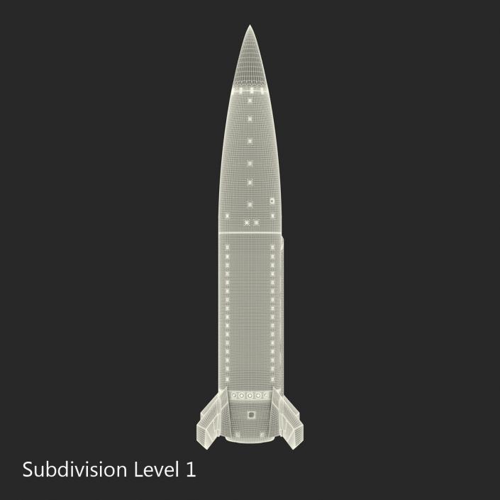 3D model Lockheed Martin MGM-140 ATACMS