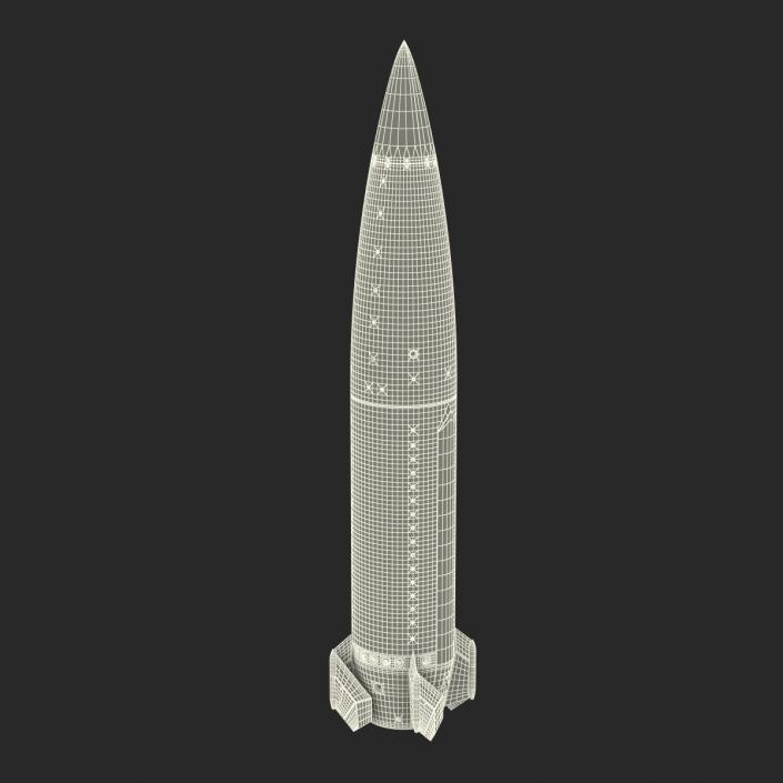 3D model Lockheed Martin MGM-140 ATACMS